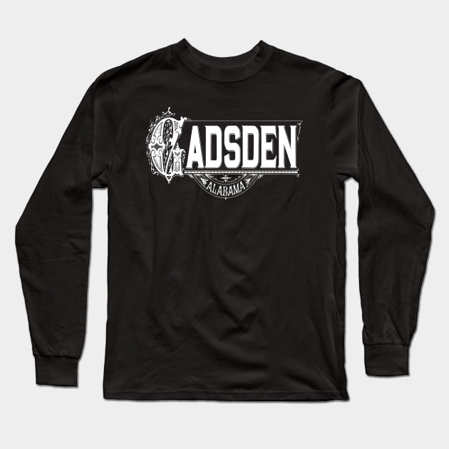 Vintage Gadsden, AL Long Sleeve T-Shirt by DonDota